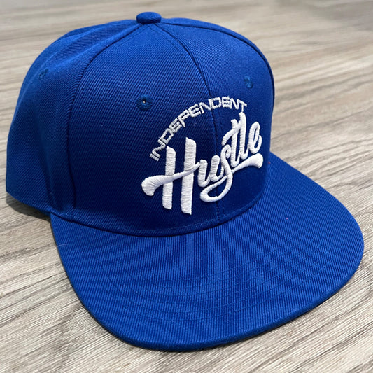 Independent Hustle Snapback - Royal Blue w/ White Logo