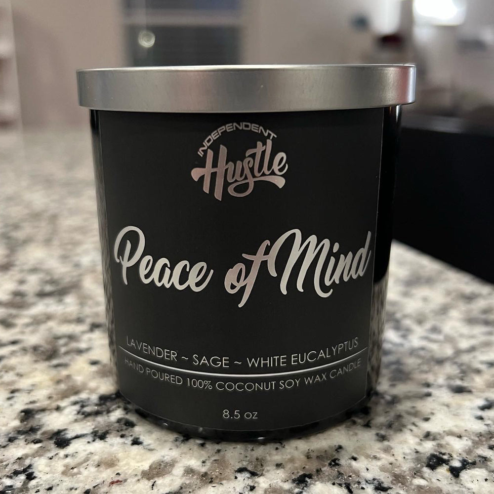 "Peace of Mind" Luxury Candle (Black)