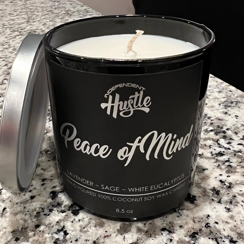 "Peace of Mind" Luxury Candle (Black)