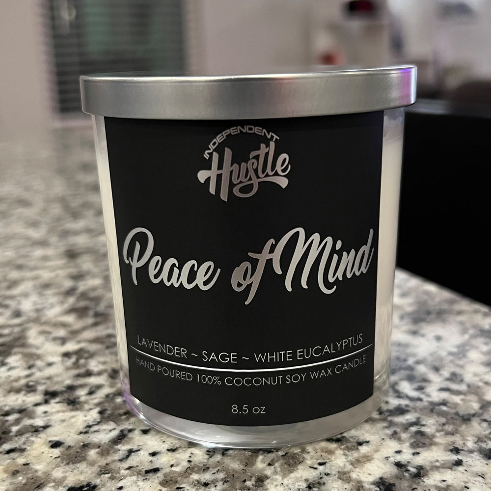 "Peace of Mind" Luxury Candle (Clear)